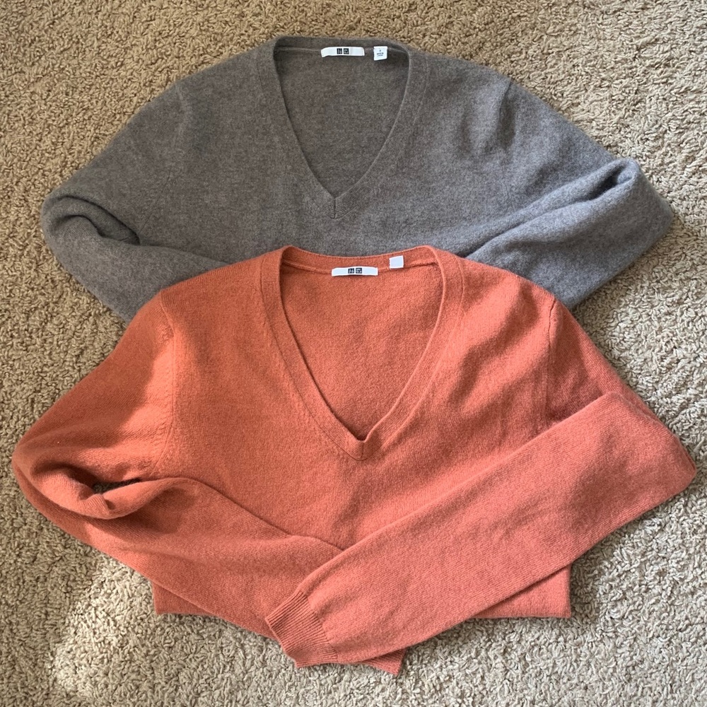Uniqlo Cashmere sweaters